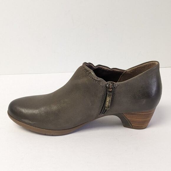 Dansko Debbie Burnished Ankle Boots, Taupe, Women's 39 EU (US 8.5-9) - Picture 4 of 7